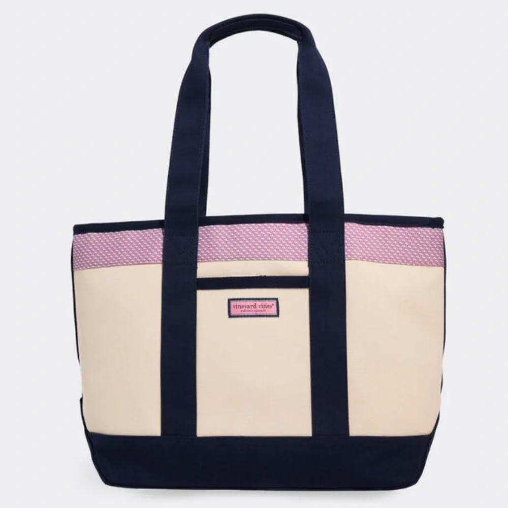 NWT Vineyard Vines Heritage Tie Silk Medium Tote - Picture 6 of 6